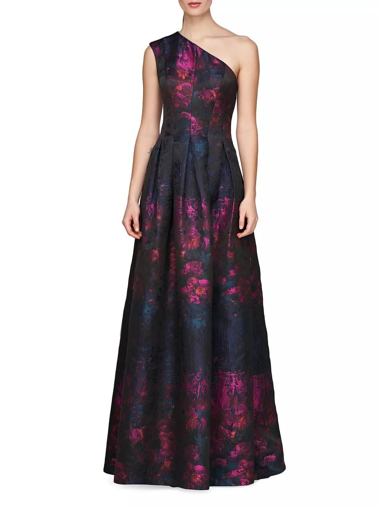 Kay Unger Cara One-Shoulder Gown 2