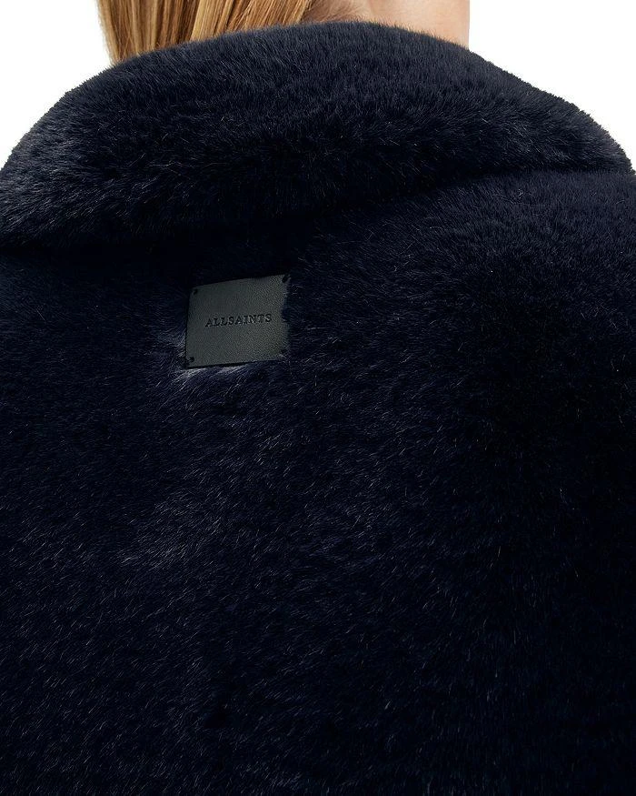 ALL SAINTS Sora Faux Fur Coat 5