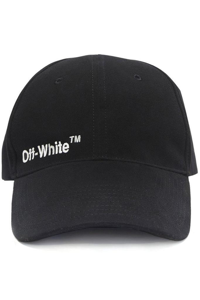 【関税＆送料込み】Off-White Bookish Logo-Embroidered Hat Off-White Off-White Bookish Logo Embroidered Beanie - Hats