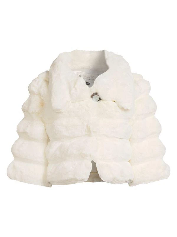 BELLE FARE Faux Fur Bolero Jacket 3