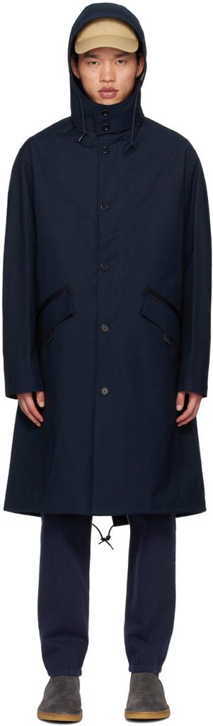 ジャケット・アウター A.P.C. Urban Mac Coat-Navy/M A.P.C. Navy Urban Mac Coat - Coats - Save Extra 10% OFF