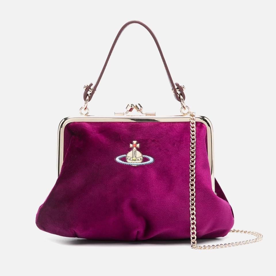 Vivienne Westwood Vivienne Westwood Granny Frame Velvet Purse