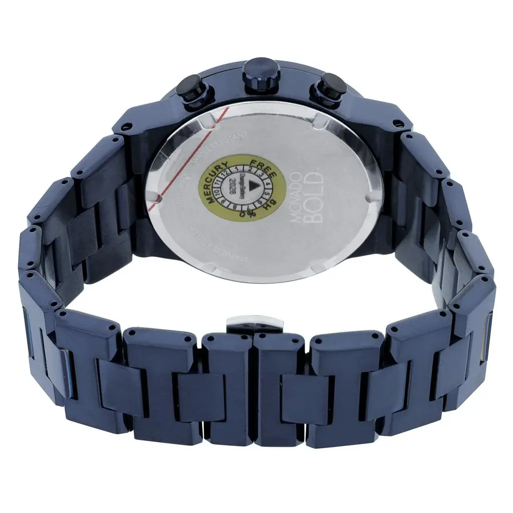 Movado Bold Fusion Quartz Blue Dial Men's Watch 3600859 3