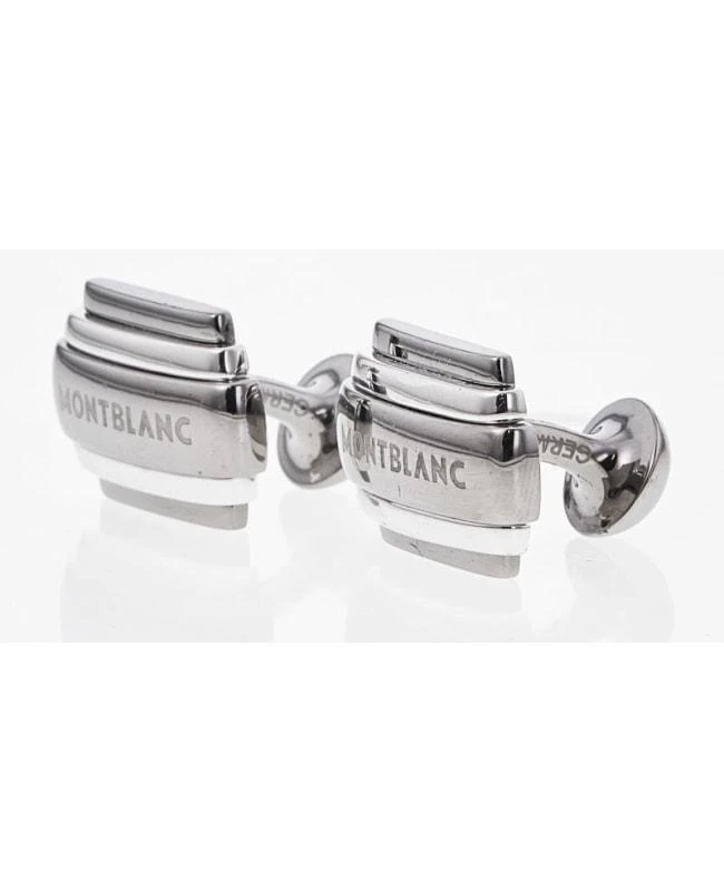 MontBlanc Montblanc Silver and Ruthenium Men
s Cufflinks 104516-SD 4