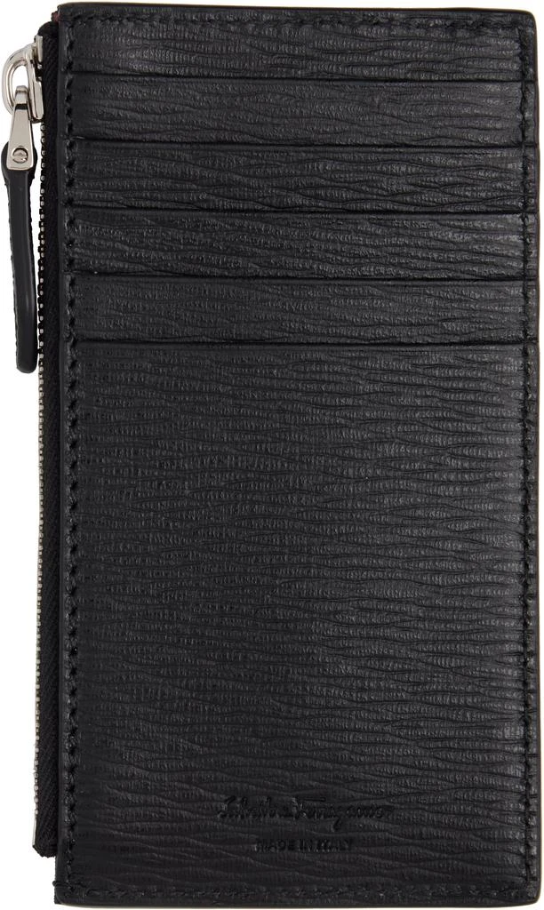 Salvatore Ferragamo Black Gancini Credit Card Holder 2