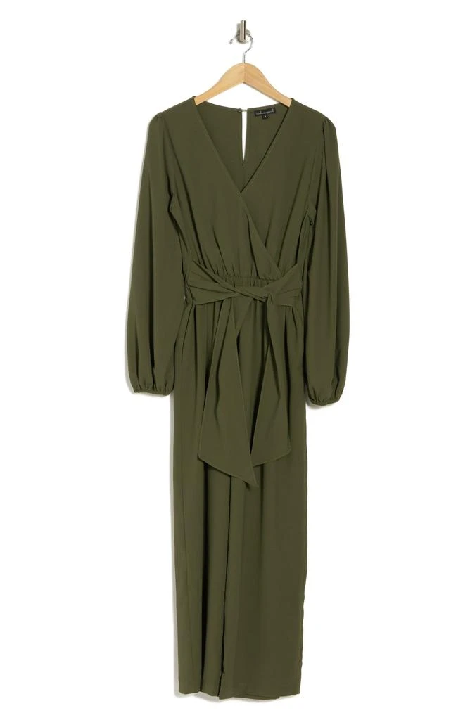 WISHLIST Long Sleeve Faux Wrap Jumpsuit 3