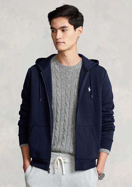 Ralph Lauren Double Knit Full Zip Hoodie