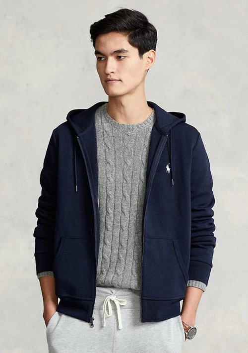 Ralph Lauren Double Knit Full Zip Hoodie 1