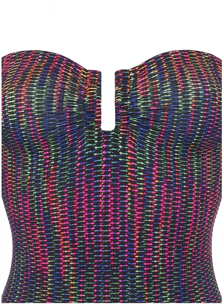 ERES Halo Bustier One Piece In Chameleon Print 5