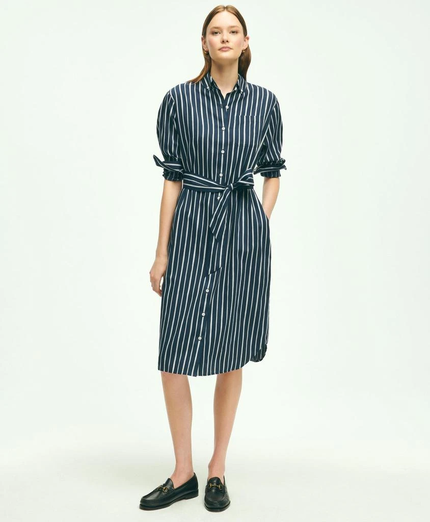 Brooks Brothers Cotton Striped Shirt Dress 1