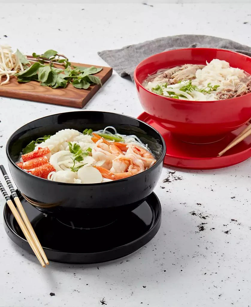 INFUSE Asian Ceramic 8 Piece Ramen Bowl Set 7