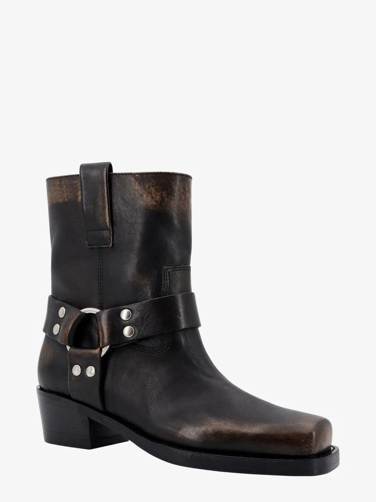 Paris Texas Leather ankle boots with used effect 2