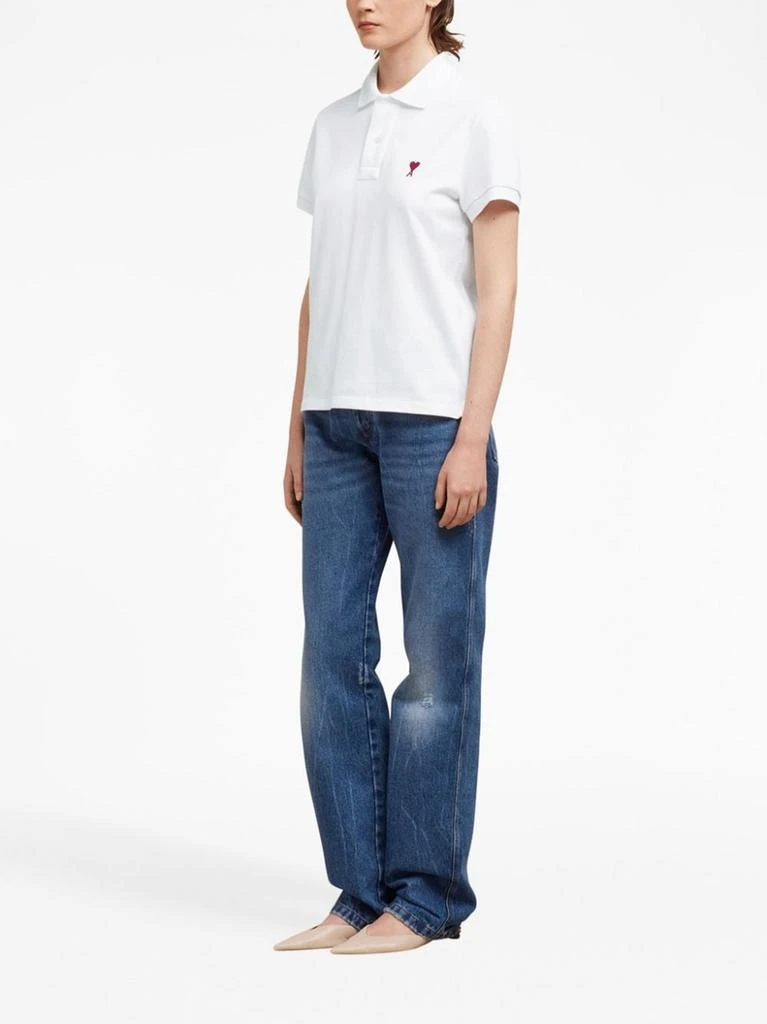 AMI AMI PARIS - Ami De Coeur Cotton Polo Shirt 4
