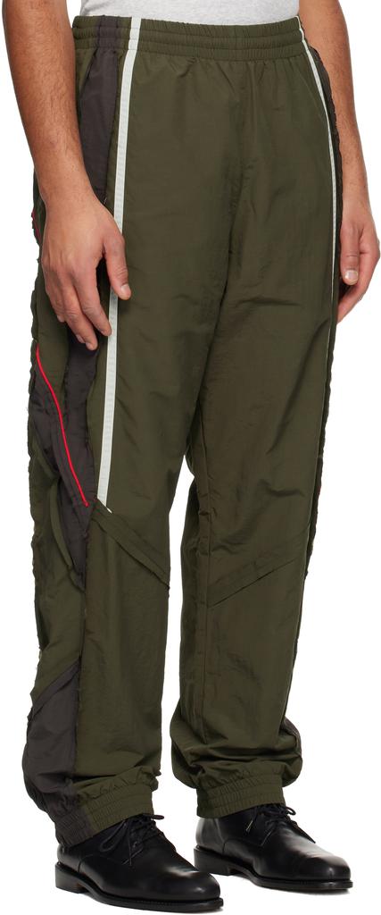 Martine Rose Khaki Layered Track Pants