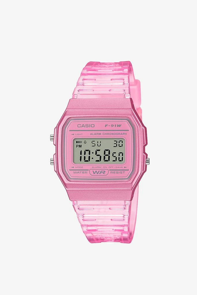 Los Angeles Apparel WCHD7CF - Casio Unisex Digital Clear Jelly Strap Watch 8