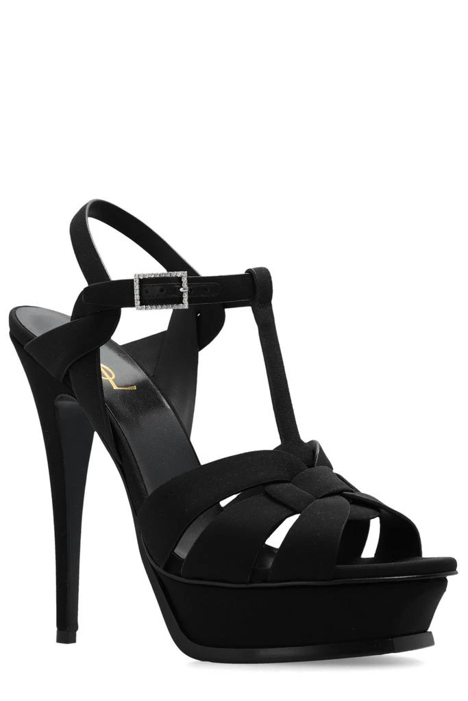 Yves Saint Laurent Saint Laurent Tribute Embellished Platform Sandals 2