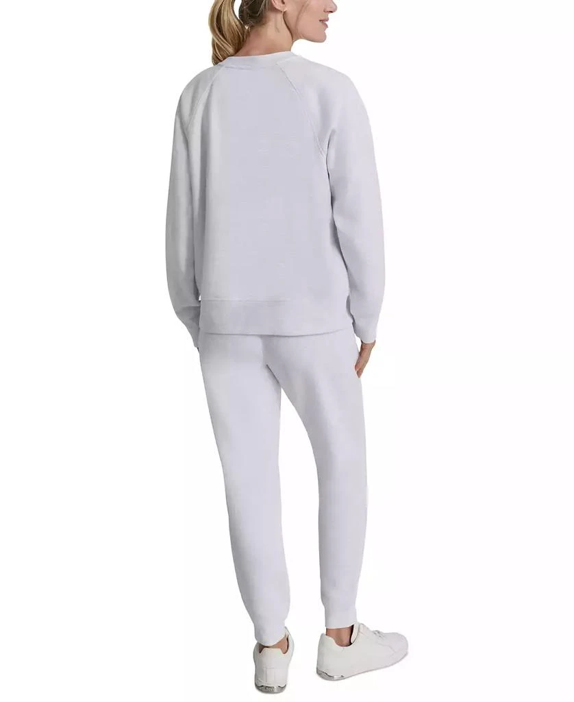 DKNY Women's Rhinestone Logo Fleece Sweatshirt 2