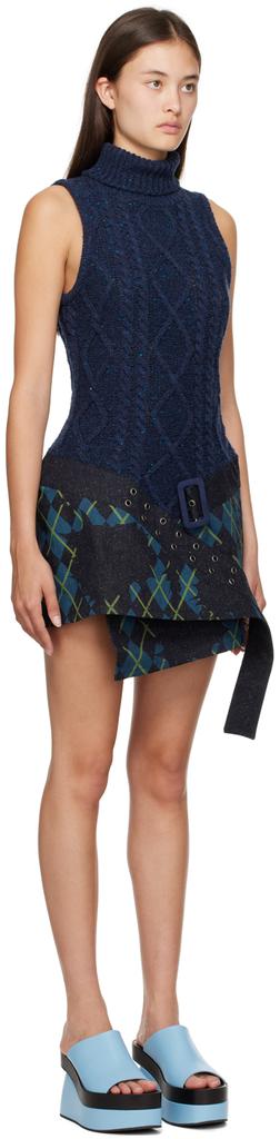 Andersson Bell Navy Rahal Crofter Minidress