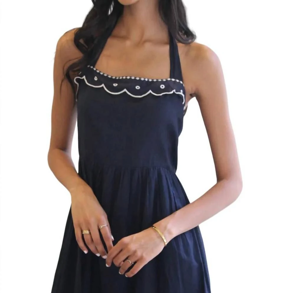 WKND WYFR Positano Maxie Dress In Black 3