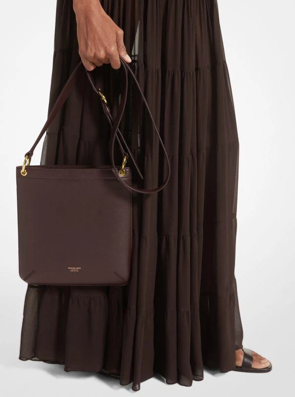 Michael Kors Tate Small Leather Messenger Bag 3
