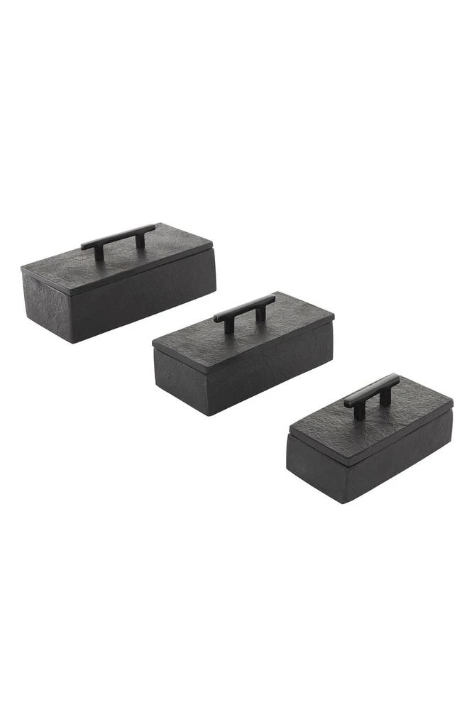UMA Contemporary Set of 2 Decorative Marble Boxes 2
