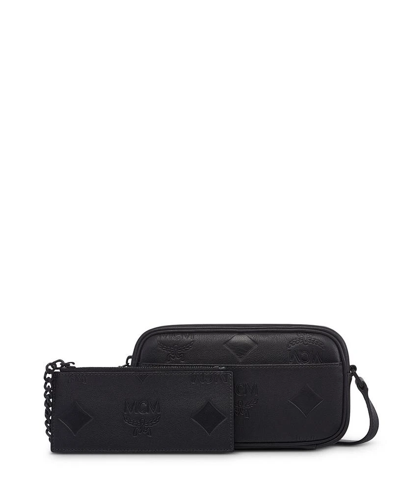 MCM Aren Maxi Monogram Leather Crossbody 3