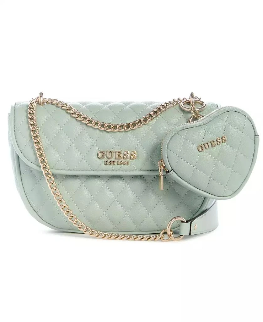 GUESS Atabey Convertible Small Flap Bag