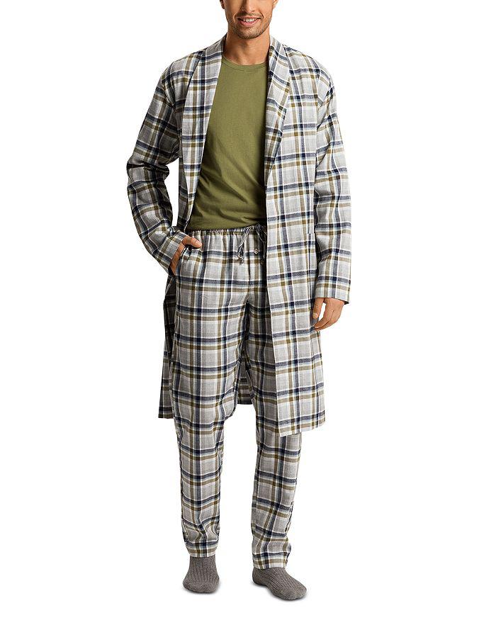 Hanro Cozy Comfort Check Print Pajama Pants