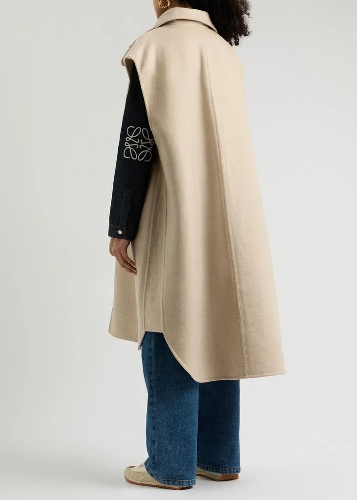 LOEWE Sleeveless wool coat 3