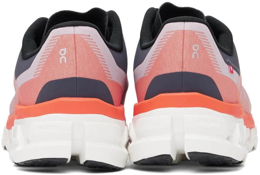 On Purple & Orange Cloudflow 4 Sneakers - Men display picture 3