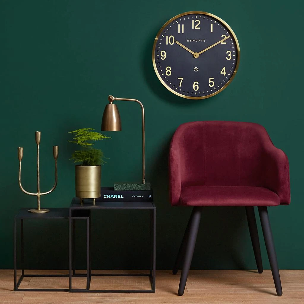 Newgate Mr Edwards Wall Clock - Radial Brass 4