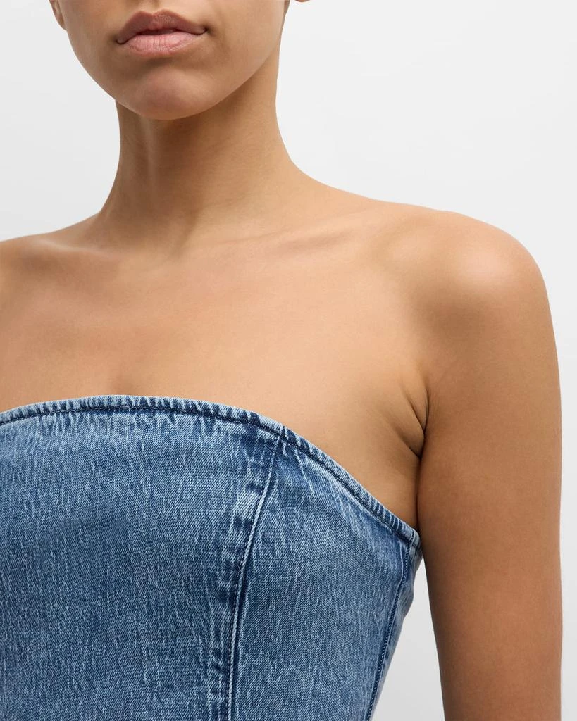 Triarchy Frenchie Strapless Denim Tube Dress 5