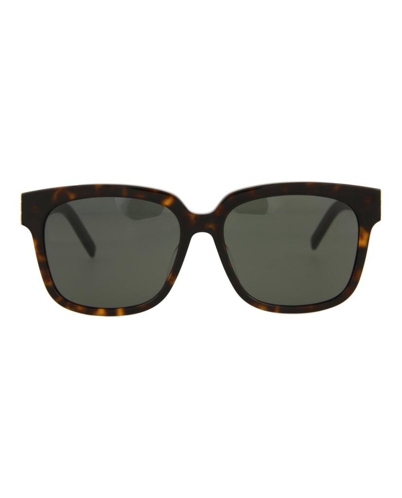 Yves Saint Laurent Rectangle-Frame Acetate Sunglasses