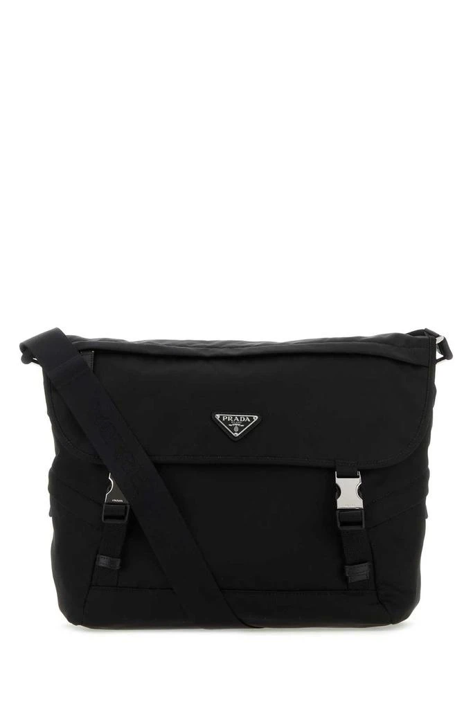 Prada Prada Logo-Plaque Messenger Bag 1