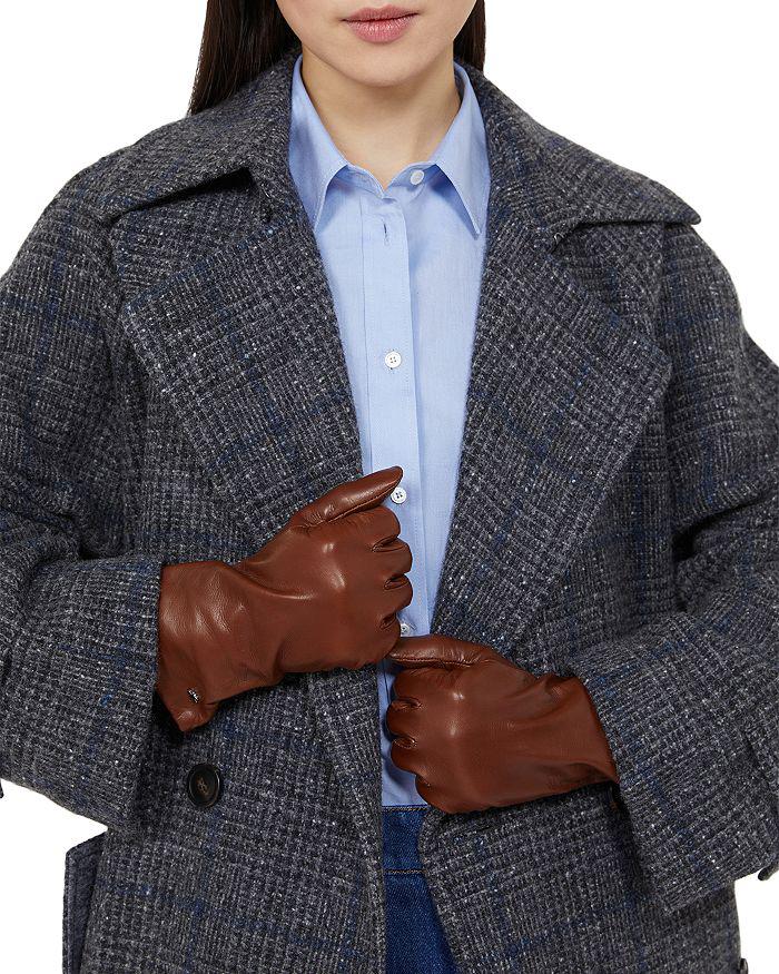 Weekend Max Mara Short Lined Leather Gloves