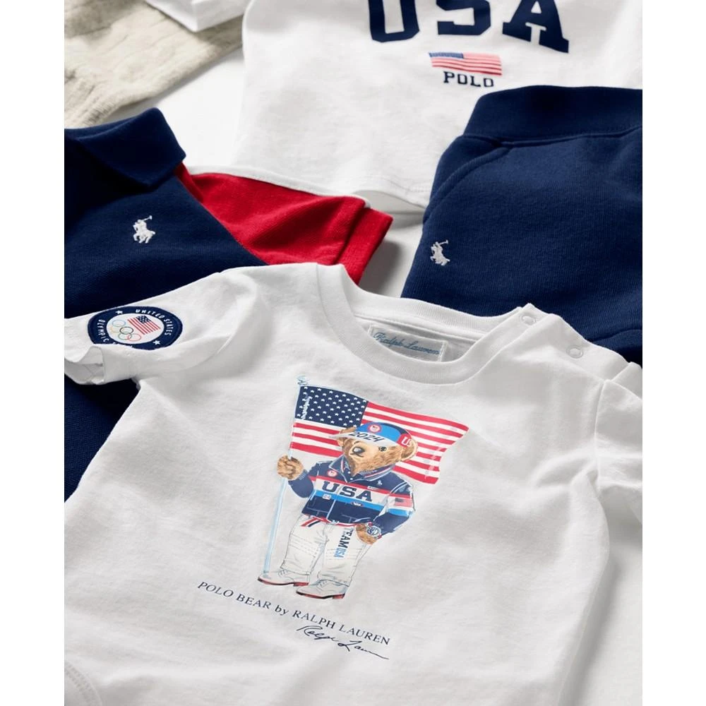Ralph Lauren Unisex Team USA Fleece Baseball Jacket 4