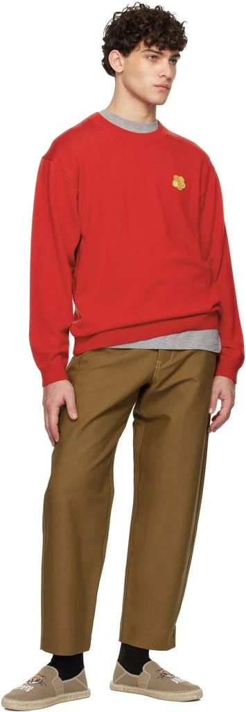 Kenzo Red Kenzo Paris Boke Flower Sweater 4