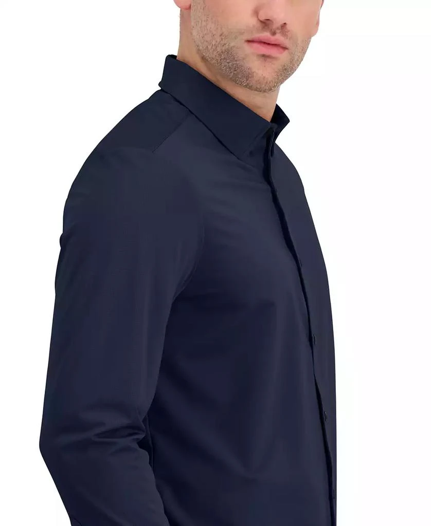 Alfani Men's Alfatech Yarn-Dyed Long Sleeve Performance Shirt, Created for Macy's 3