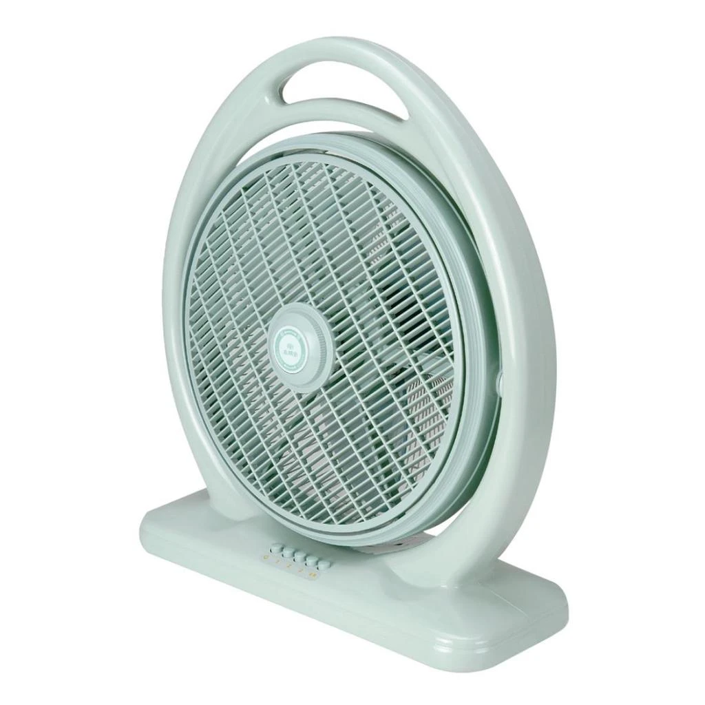 Sunpentown SF-1414 14 in. Box Fan, Light Olive Green 1