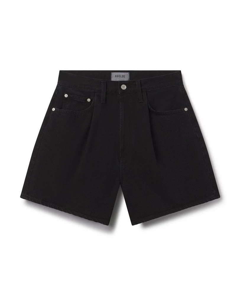 AGOLDE Rhoda Pleated A Line Shorts 7