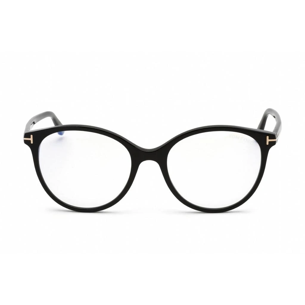 Tom Ford Tom Ford Women's Eyeglasses - Cat Eye Shape Shiny Black Plastic Frame | FT5742-B 001 2