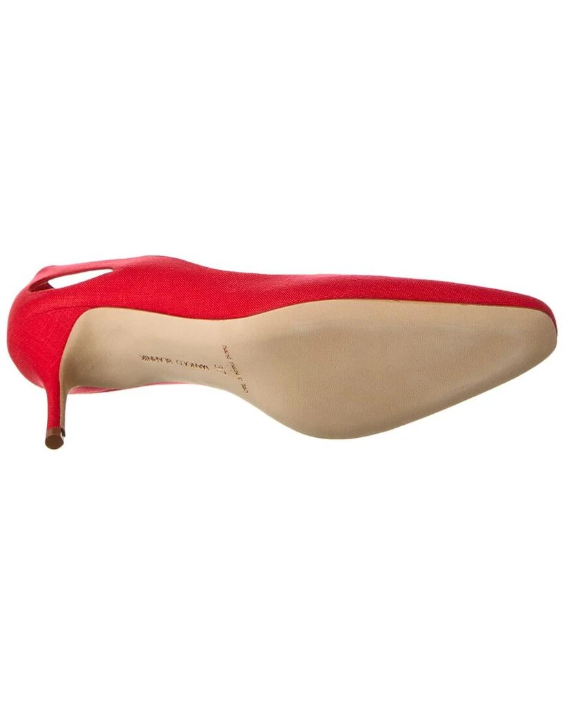 Manolo Blahnik Manolo Blahnik Toplaca 70 Linen Pump 4
