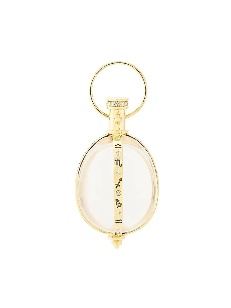 Temple St. Clair Celestial 18K Yellow Gold, Diamond 
Crystal Astrid Amulet