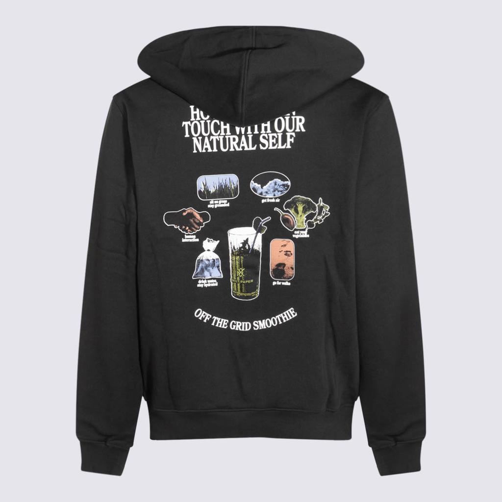 DAILY PAPER Black Cotton Sweatshirt