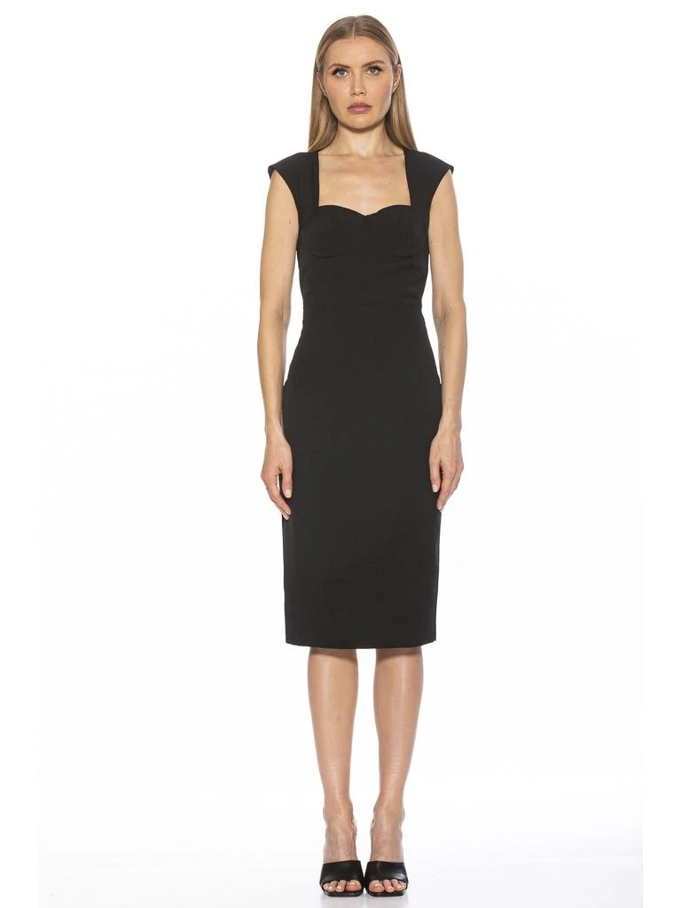 alexia admor black dress Alexia Admor Women's Lavender One Shoulder Draped Dress, Black, XS