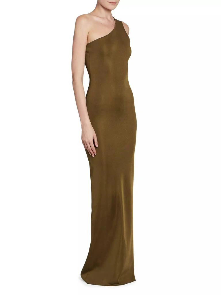 Yves Saint Laurent One-Shoulder Dress in Silk 4