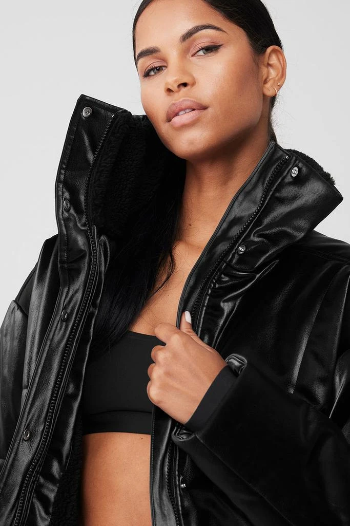 Alo Orion Cropped Puffer - Black 5