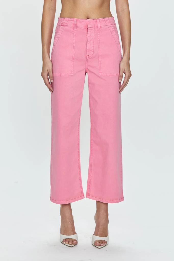 Pistola Denim Sophia Wide Leg Trouser - Peony Pink 2