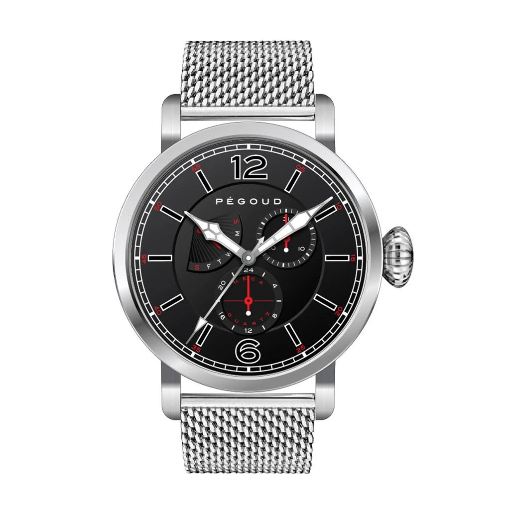 Pegoud Pegoud Men's Premiere Meca 44mm Quartz Watch 1