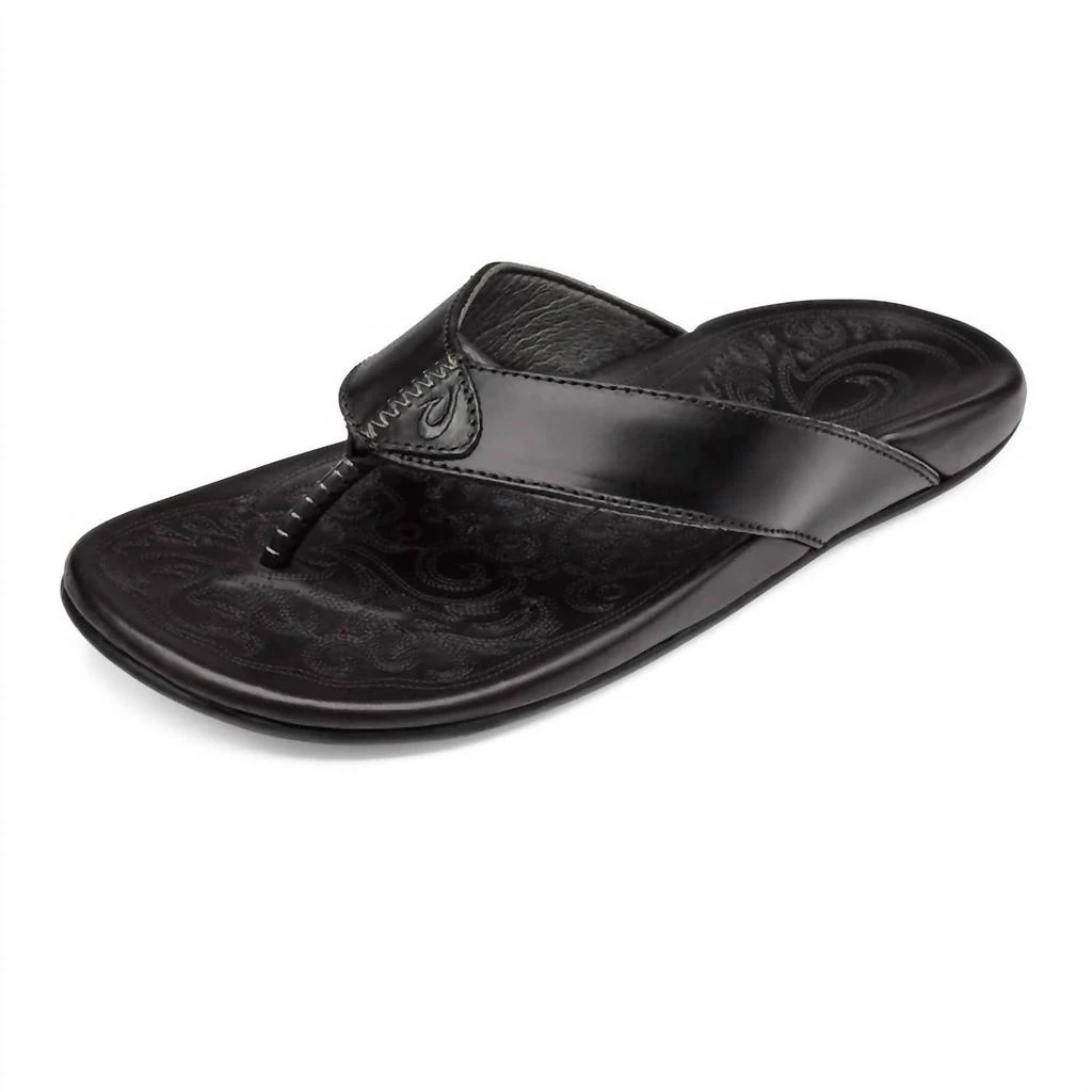 OluKai Olukai - Men's Mekila Leather Sandals 4